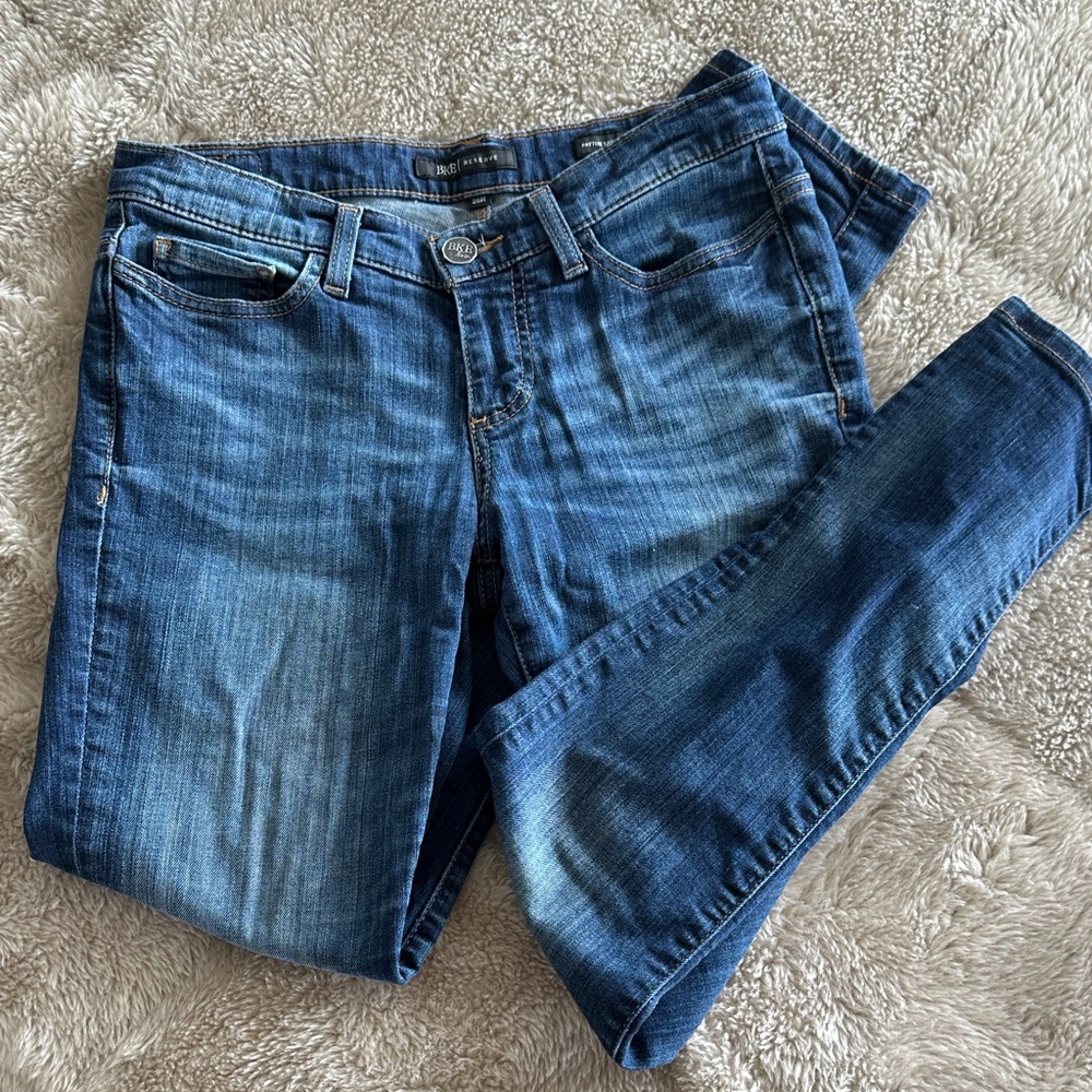 BKE Women’s Blue Skinny Jeans - Faded Indigo